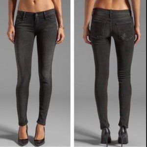 Mother The Looker Destroyed Ride Ankle Skinny Jeans